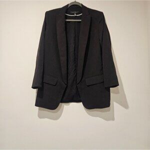 White House Black Market Elegant Black Blazer, Size 10